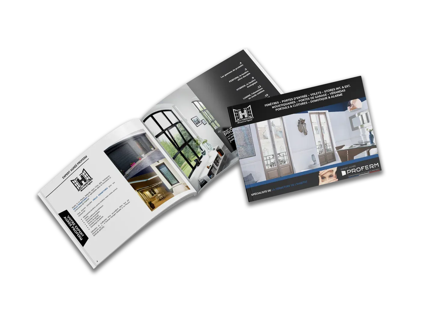 Catalogue personnalisé de Hello Fermetures