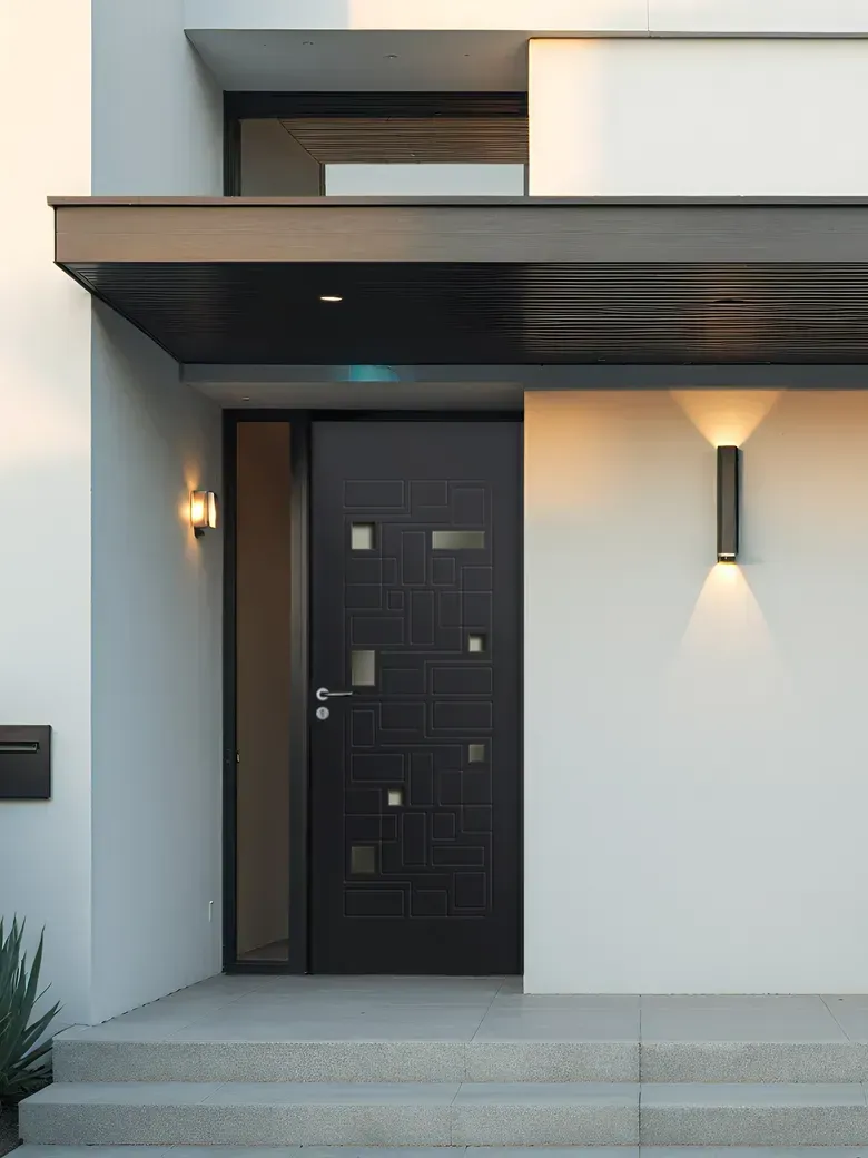 Porte d'entrée PROFERM Contemporain, série Cubik