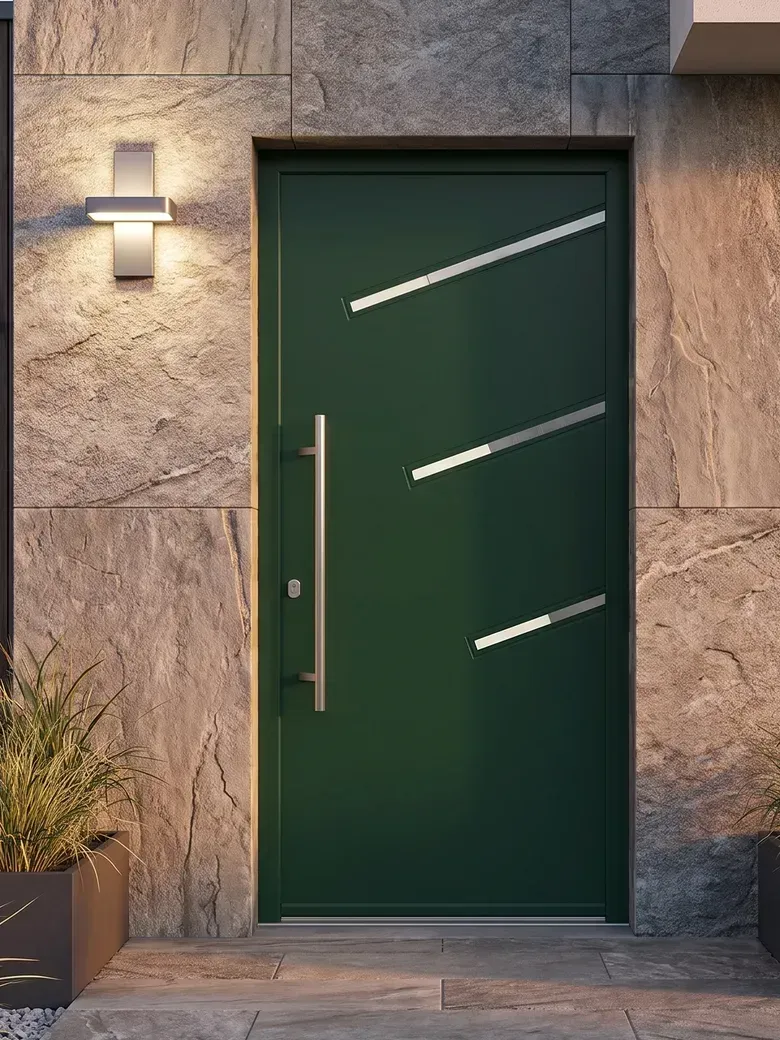 Porte d'entrée PROFERM Contemporain, série Fragment