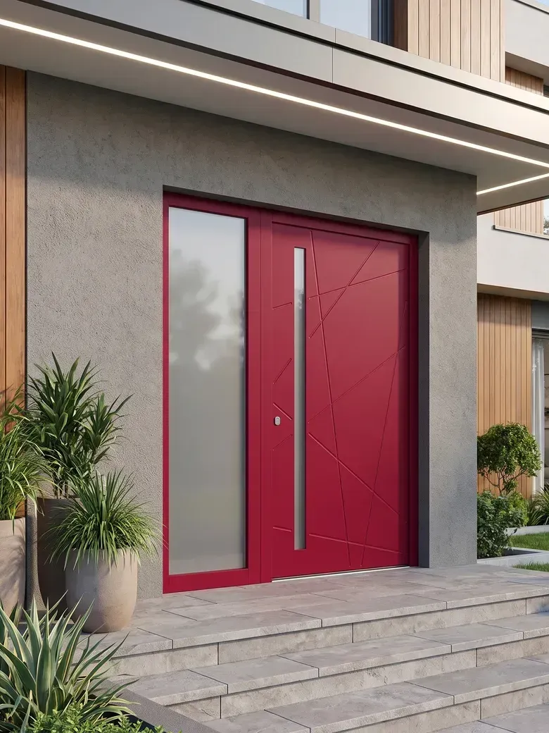 Porte d'entrée PROFERM Contemporain, série Impact