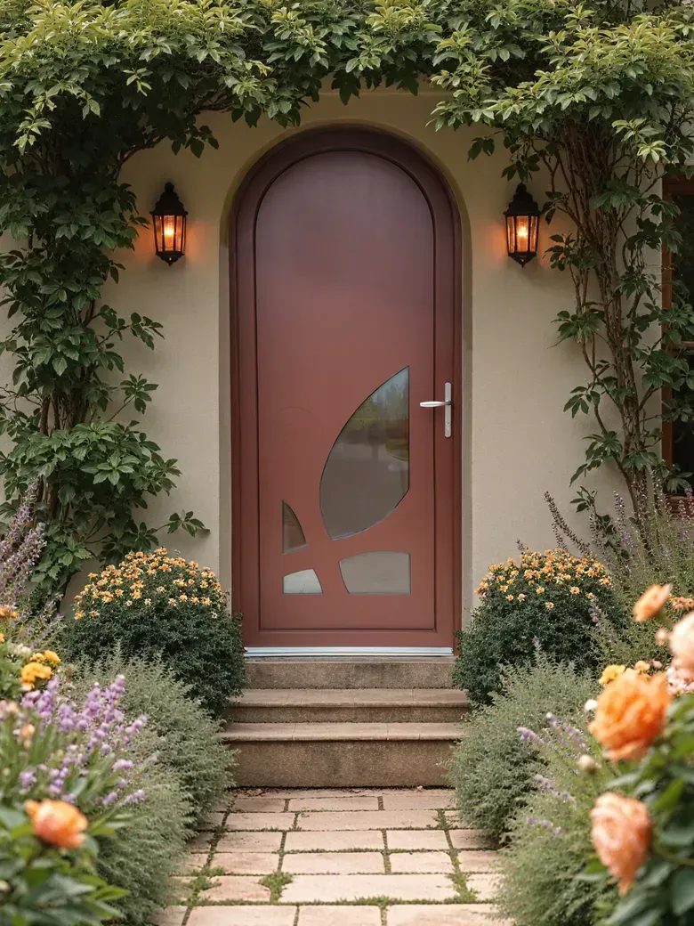 Porte d'entrée PROFERM Contemporain, série Romantique