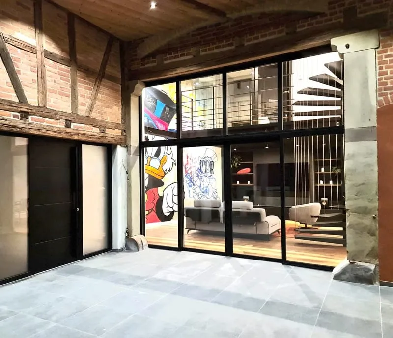 Façade du showroom de Fenberg