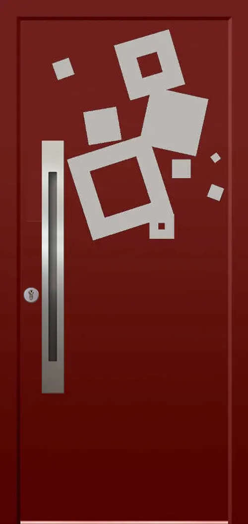 Porte d'entrée PROFERM Graphite Diapason