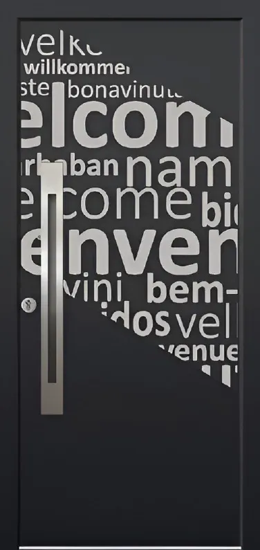 Porte d'entrée PROFERM Graphite Symphonie