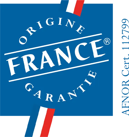 Label Origine France Garantie, certificat N° 112799
