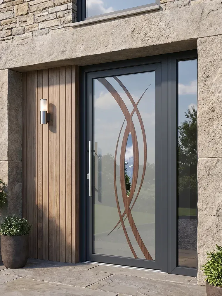 Porte d'entrée PROFERM Lumière, série Metal Art