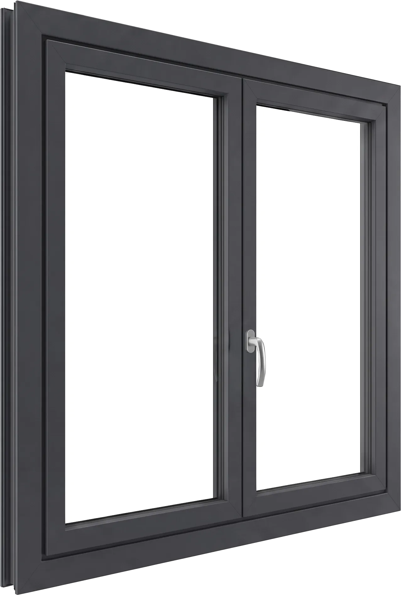 Fenêtre Aluminium — vue intérieure