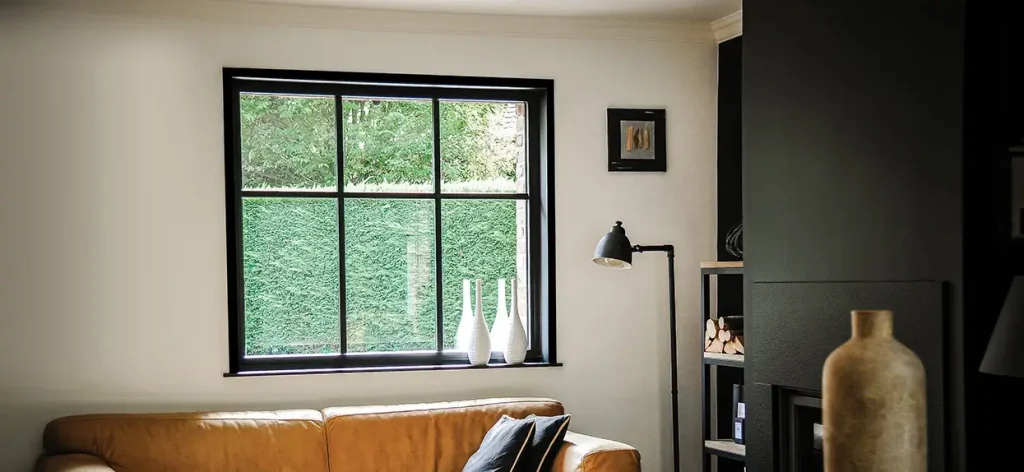 Fenêtre fixe avec plats collés et intercalaires fictifs LUMINE55
