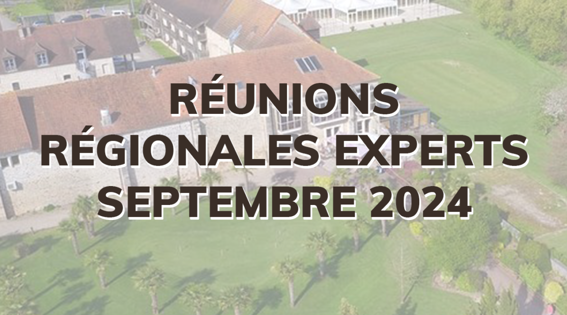 Réunions régionales experts septembre 2024