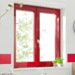 Fenêtre 2 vantaux TEXTURAL® glossy rouge