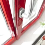 Zoom fenêtre 2 vantaux TEXTURAL® glossy rouge