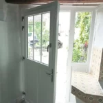 Porte d'entrée, modèle Chicorée 2, petits bois intégrés, ouvrant dans l'ouvrant, tierce, gamme PERFORM