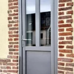 Porte entrée HYBRIDE RAL 2900 granité