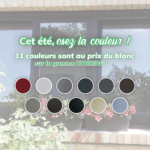 OFFRE DE L’ÉTÉ: 11 couleurs aluminium au prix du blanc sur la gamme HYBRIDE