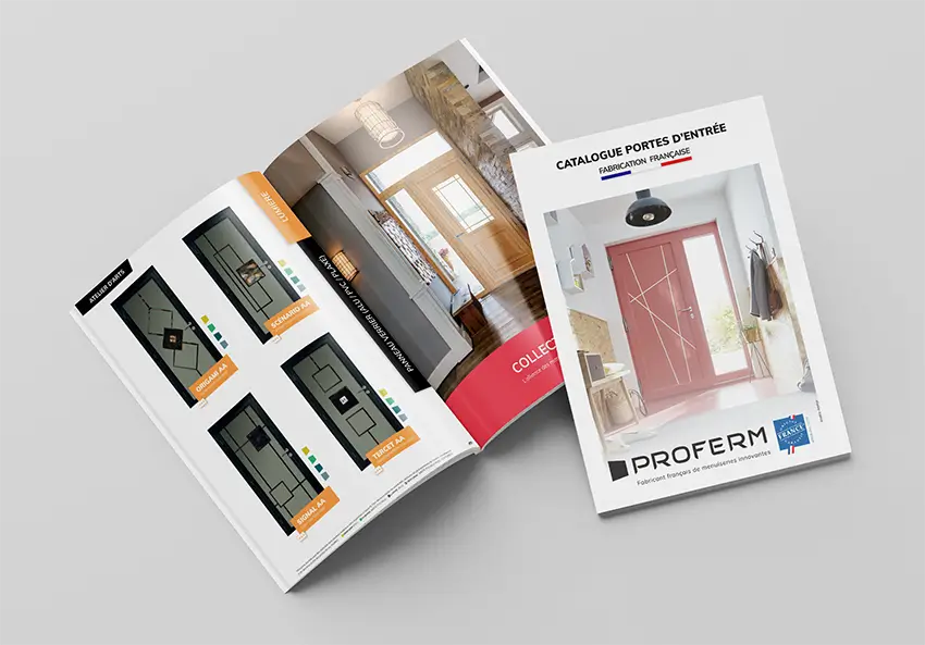 Mockup catalogue porte dentree