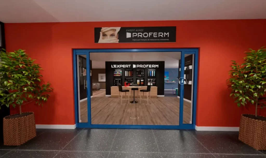 Visite virtuelle showroom